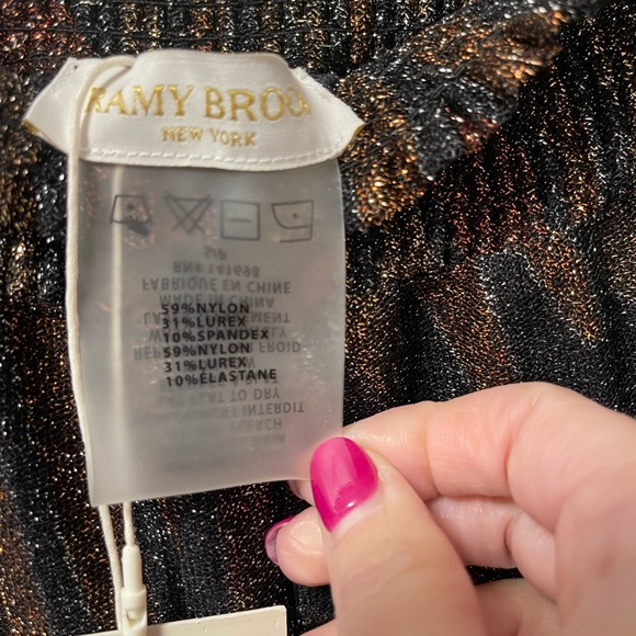 NWT Ramy Brook sparkle Athena Pant! - Picture 4 of 4